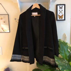 CUPCAKES AND CASHMERE EMBROIDERED BLAZER